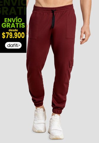 Jogger Hombre Vinotinto Mp 104553 MP