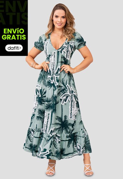 Vestido Mujer Multicolor Mp 105143