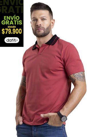 Polo Hombre Rojo Mp 4104 MP