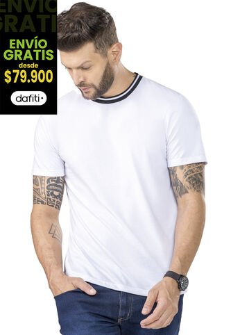 Camiseta Hombre Blanco Mp 351 MP