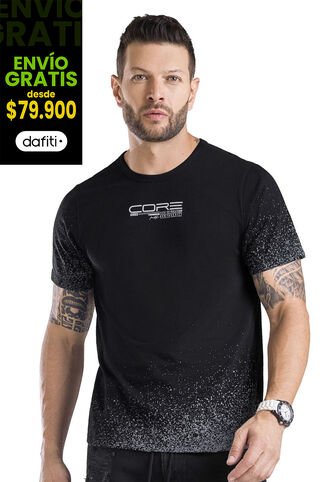 Camiseta Hombre Negro Mp 5121 MP
