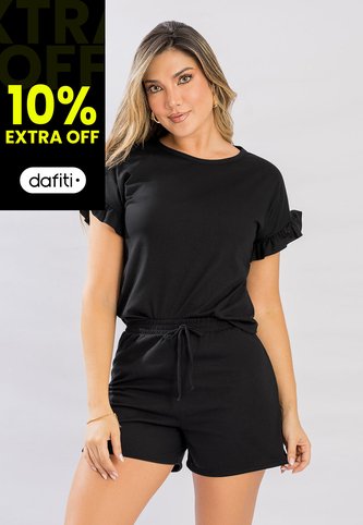 Conjunto Mujer Negro Mp 110194 MP