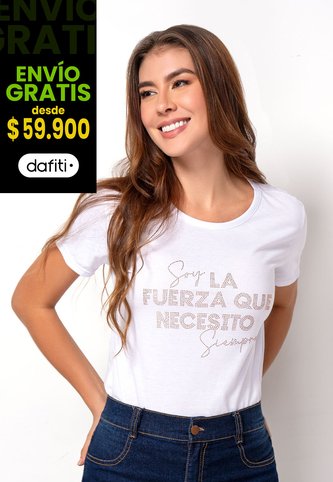 Camiseta Mujer Blanco Mp 111093 MP