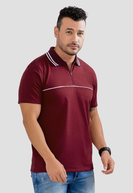Polo Hombre Vinotinto Mp 104124