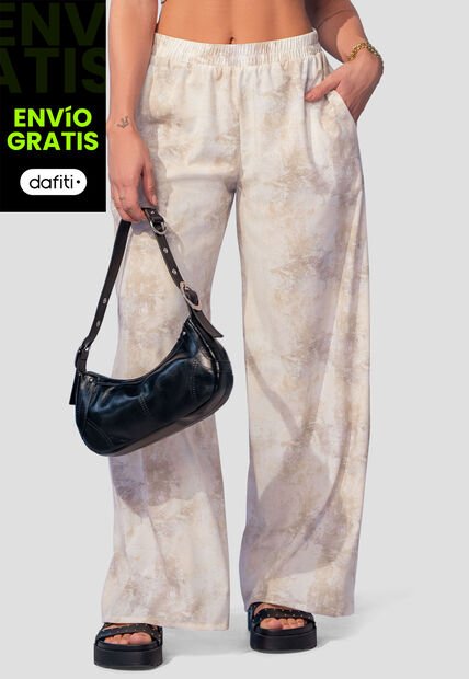 Pantalón Mujer Estampado Mp 107883