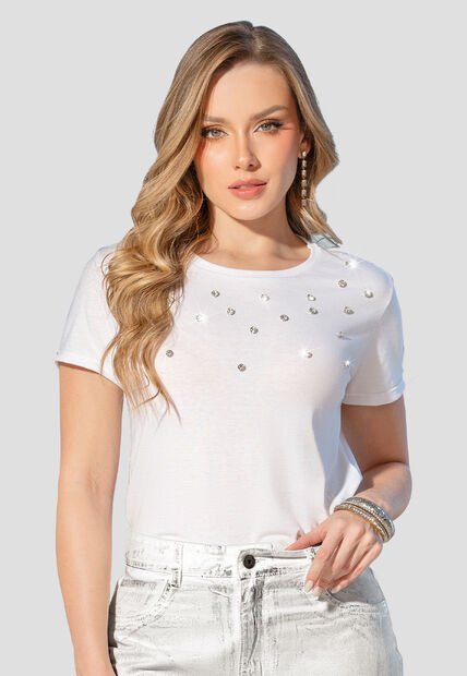 Camiseta Mujer Blanco Mp 105178