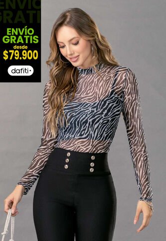 Camibuzo Mujer Transparente Mp 100067 MP