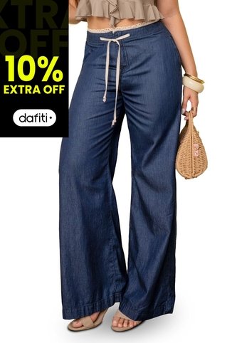 Pantalón Mujer Azul Oscuro Mp 113740 MP