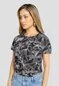 Camiseta Mujer Estampado Negro Mp 112227 de MP