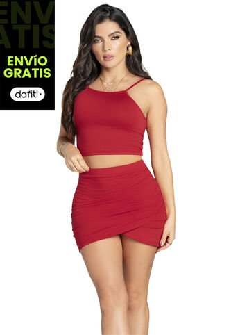 Conjunto Mujer Rojo Mp 6585 MP