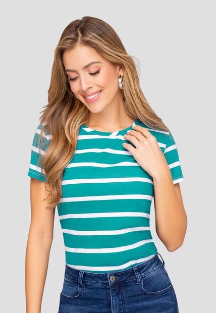 Camiseta Mujer Estampado Mp 112032