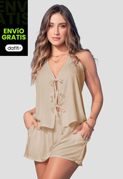 Conjunto Mujer Latte Mp 107864