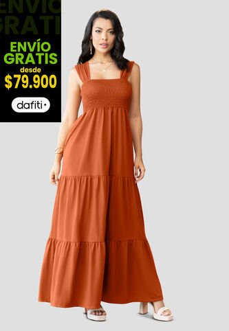 Vestido Mujer Naranja Mp 104373 MP