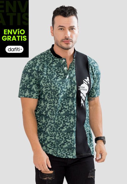 Polo Hombre Verde Mp 104554