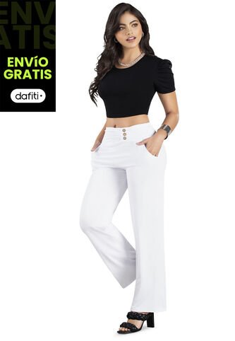 Pantalón Mujer Blanco Mp 86925 MP