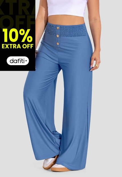 Pantalón Mujer Azul Indigo Mp 3407