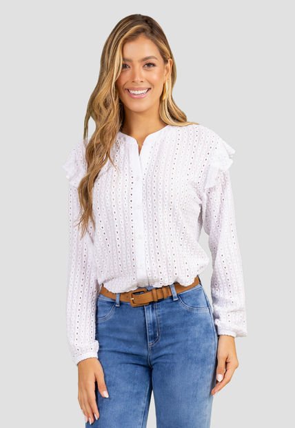 Camisa Mujer Blanco Mp 110535