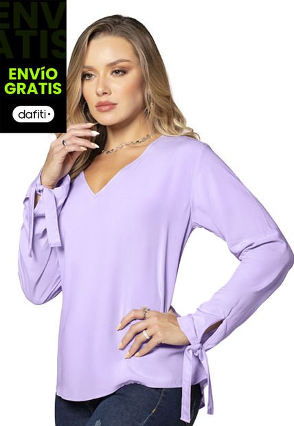 Blusa Mujer Lila Mp 6601
