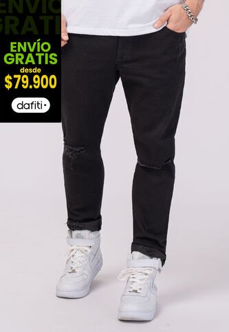 Jean Hombre Negro Mp 103337 MP