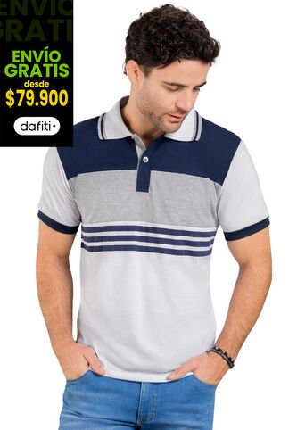 Polo Hombre Gris Mp 40430 MP