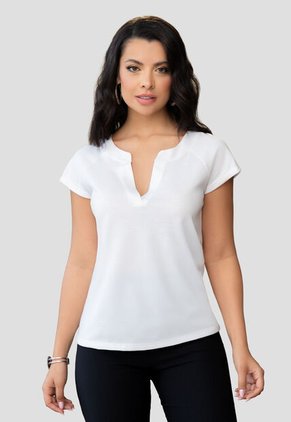 Blusa Mujer Blanco Mp 104190