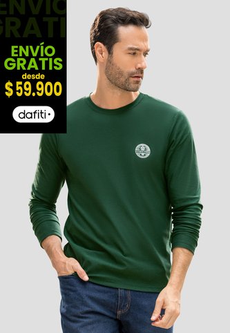 Camibuzo Hombre Verde Pino Mp 110747 MP