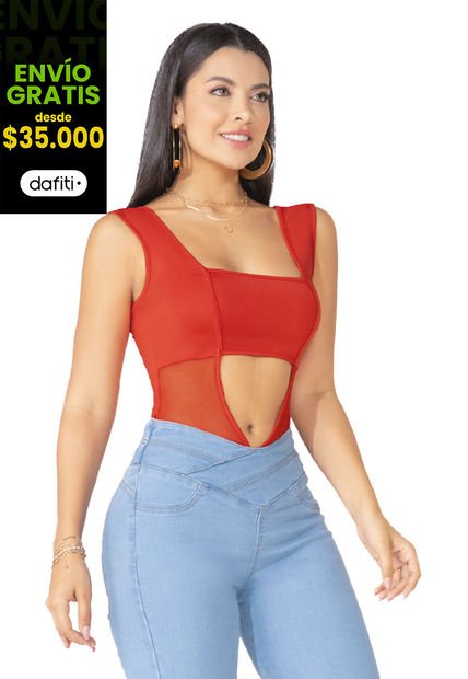 Body Mujer Rojo Mp 100291