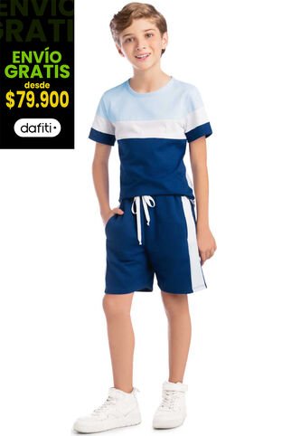 Conjunto Infantil Azul Mp 88188 MP