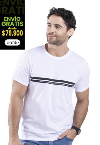 Camiseta Hombre Blanco Mp 4055 MP