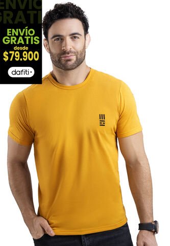 Camiseta Hombre Amarillo Mp 7766 MP
