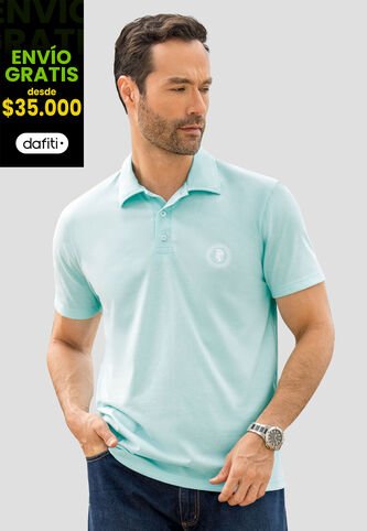Polo Hombre Azul Baby Mp 110745 MP