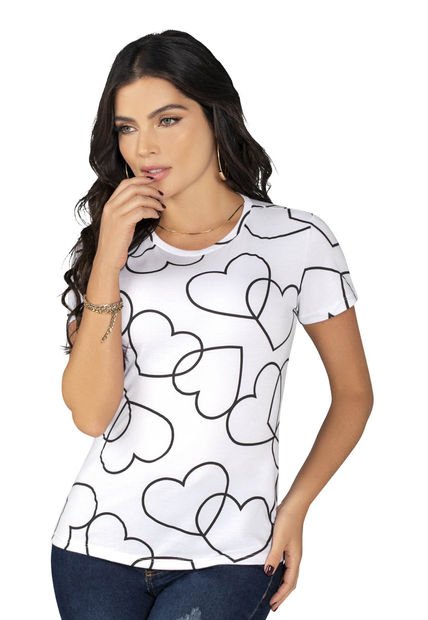 Camiseta Mujer Blanco Mp 5126