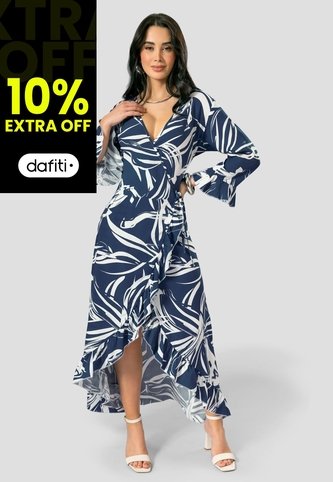 Vestido Largo Mujer Estampado Mp 112051 MP