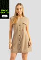 Vestido Corto Mujer Latte Mp 112322 de MP