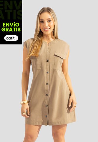 Vestido Corto Mujer Latte Mp 112322 MP