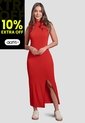 Vestido Largo Mujer Rojo Mp 103739 de MP