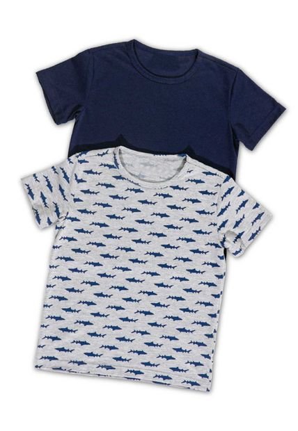 Camiseta Paq X2 Infantil Multicolor Mp 93629