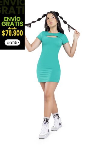 Vestido Infantil Verde Mp 7451 MP