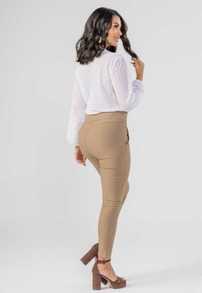 Pantalón Mujer Beige Mp 872