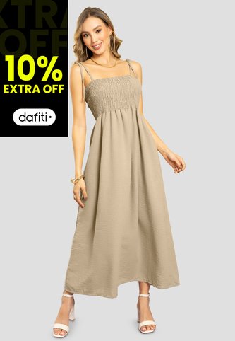 Vestido Largo Mujer Latte Mp 111283 MP