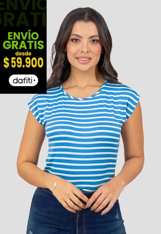 Blusa Mujer Azul Mp 110433 MP
