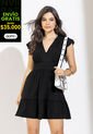 Vestido Corto Mujer Negro Mp 106435 de MP
