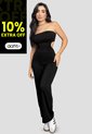 Enterizo Largo Mujer Negro Mp 110792 de MP