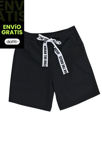 Bermuda Infantil Negro Mp 92851 MP