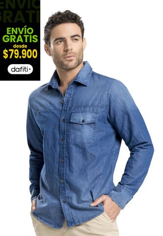 Camisa Masculino Azul Mp 6870 MP