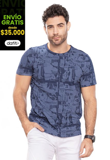 Camiseta Hombre Multicolor Mp 100687