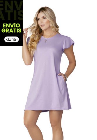 Vestido Corto Mujer Lila Mp 68383 MP