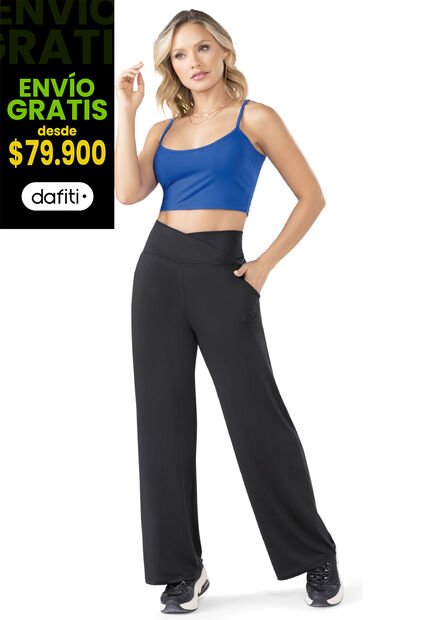 Pantalón Mujer Negro Mp 4314