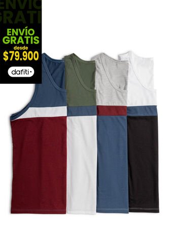 Camisilla Masculino Verde Militar Mp 96536 MP