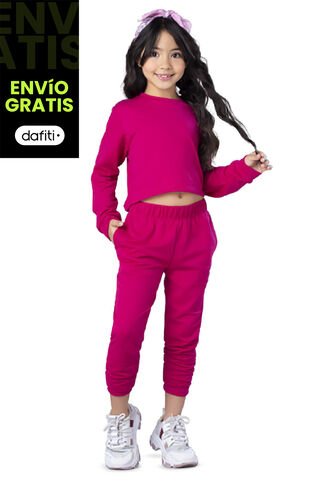 Conjunto Infantil Bebés Fucsia Mp 87285 MP